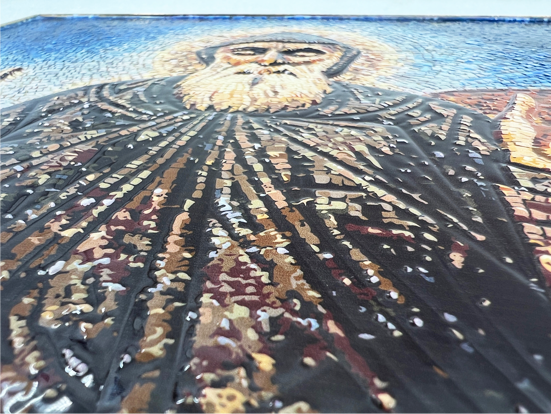 St Charbel Mosaic Plaque