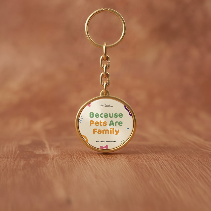 UV-Printed Round Keyrings