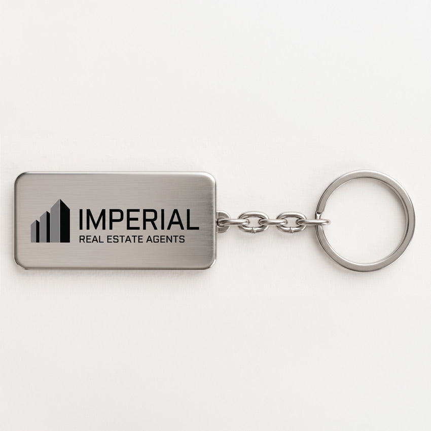 UV-Printed Rectangle Keyrings
