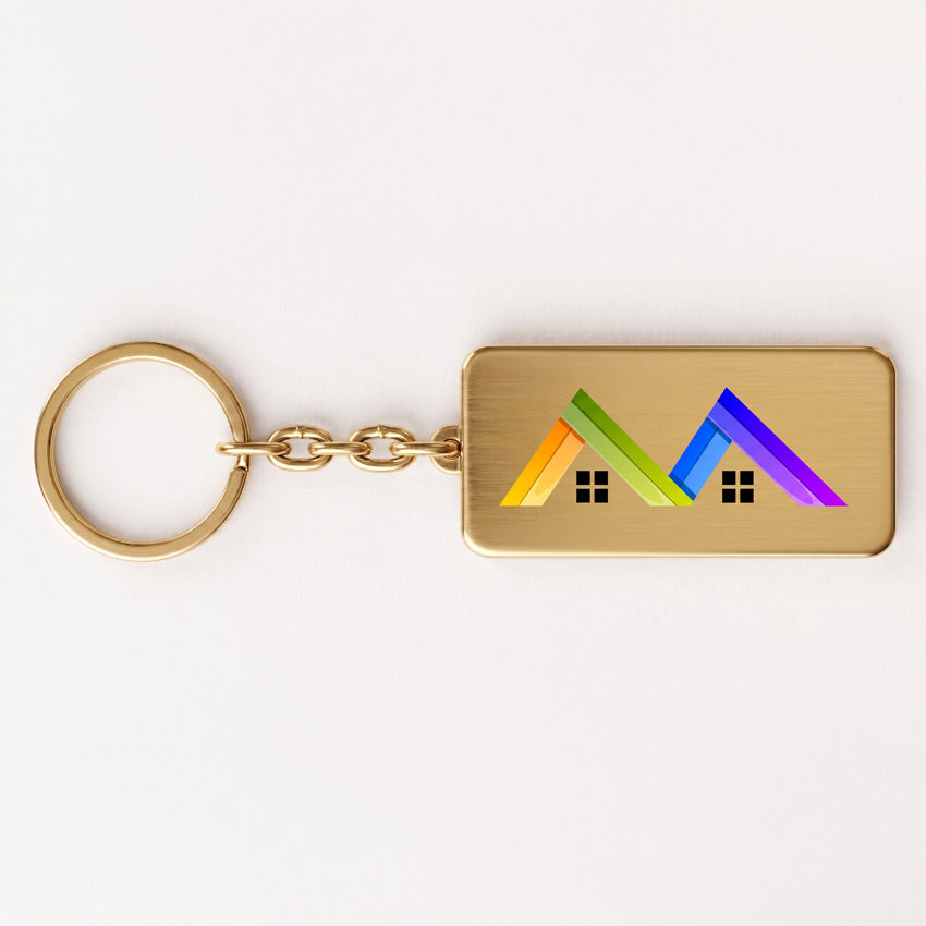 UV-Printed Rectangle Keyrings