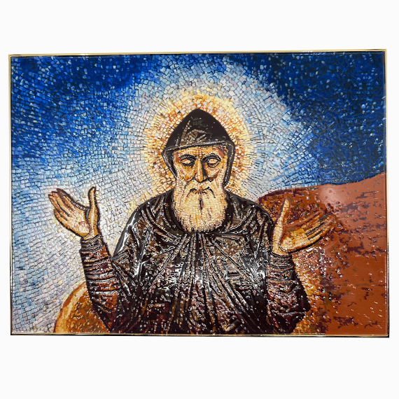 St Charbel Mosaic Plaque