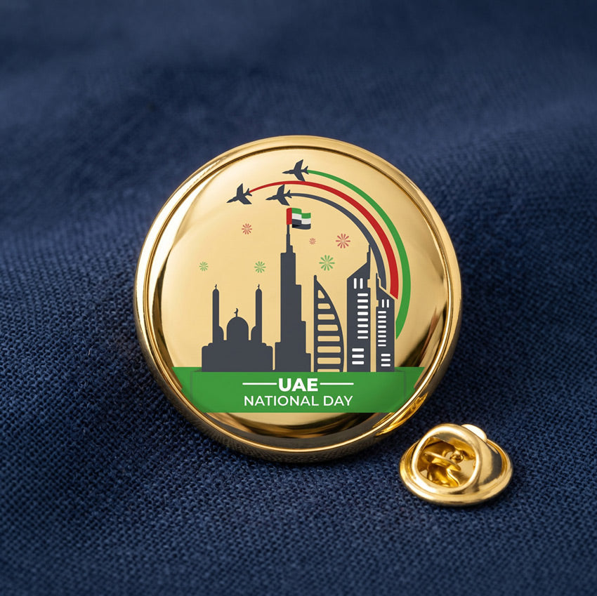UV-Printed Round Lapel Pins