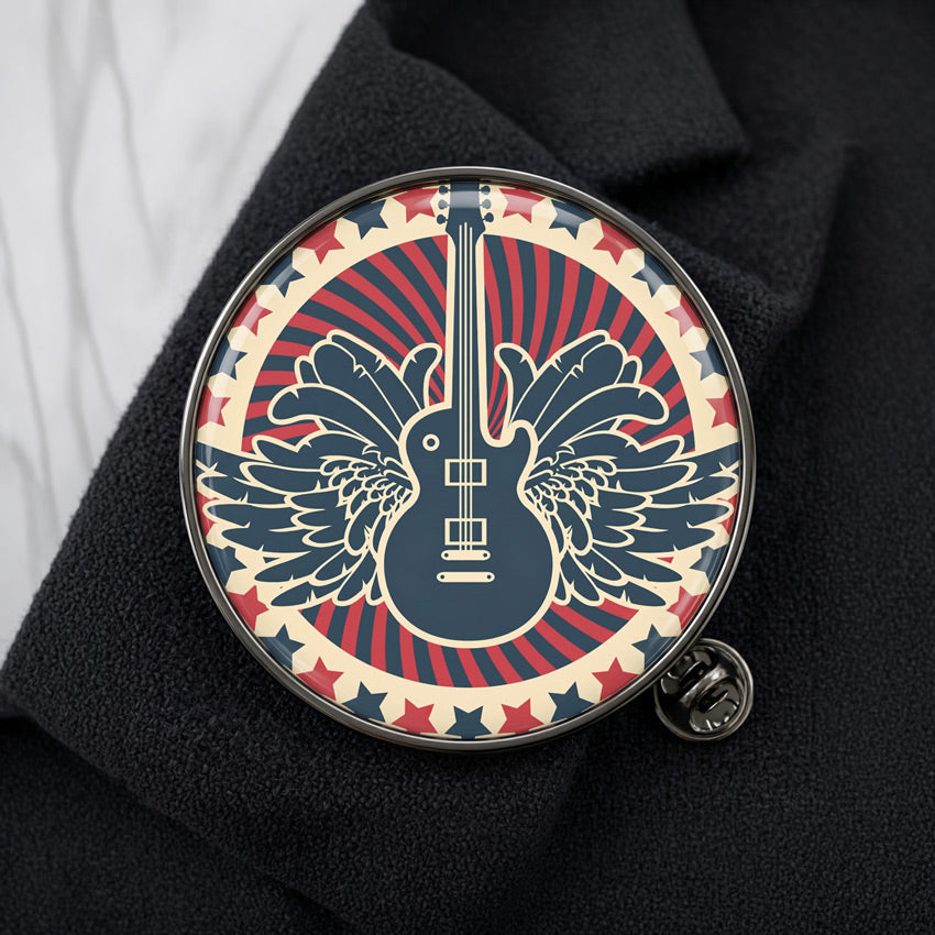 UV-Printed Round Lapel Pins